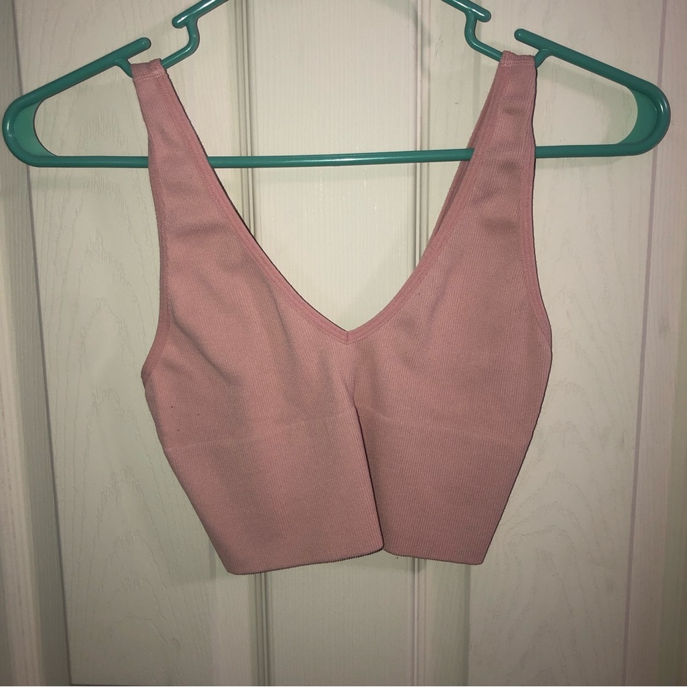Pink bralette top